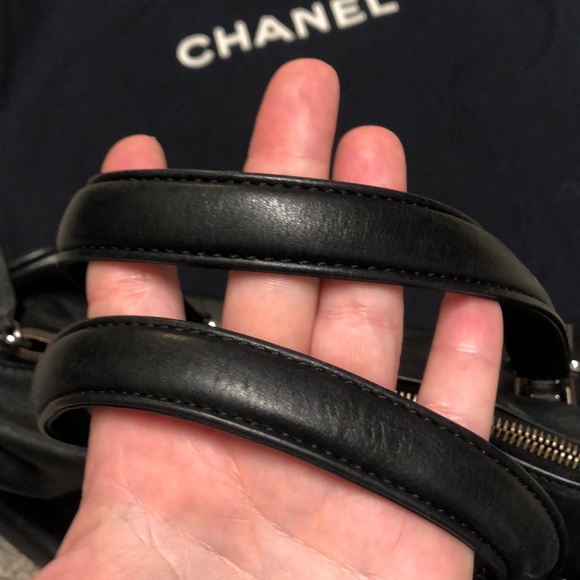 EUC CHANEL Chocolate Bar Boston Bag - Picture 12 of 16